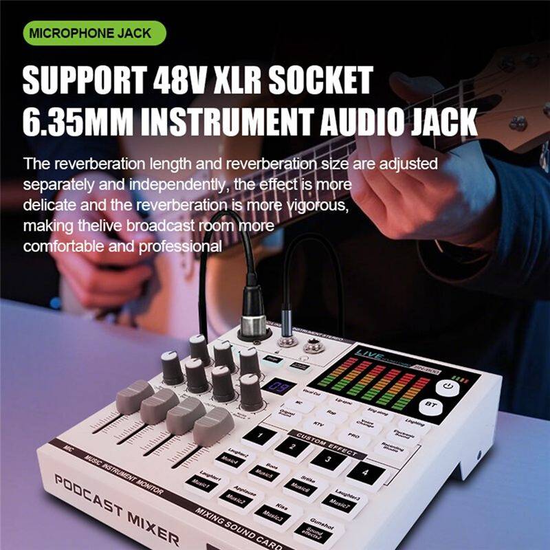 Audio mixer Exogio Audio Interface Mixer Sound Card