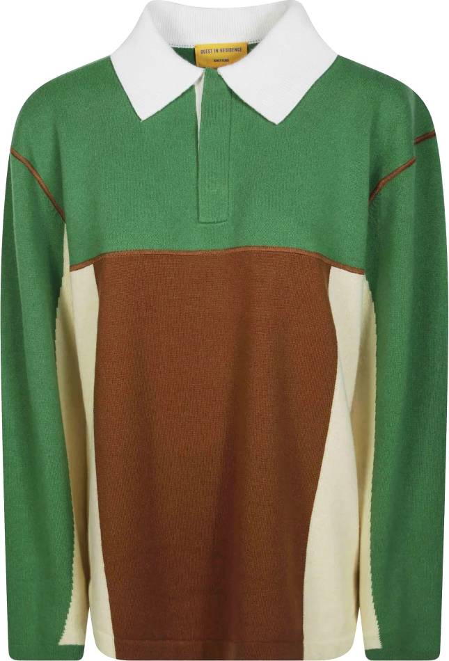 Guest In Residence Color Block Rugby Tops Herren - Mehrfarbig
