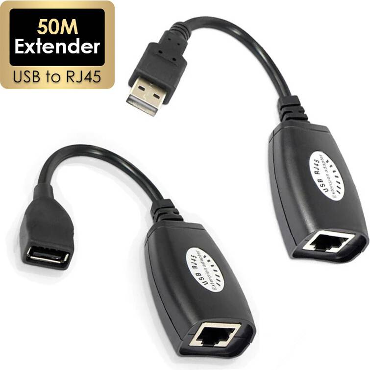 Usb ethernet extender USB to RJ45 LAN Ethernet Extension Cable Adapter