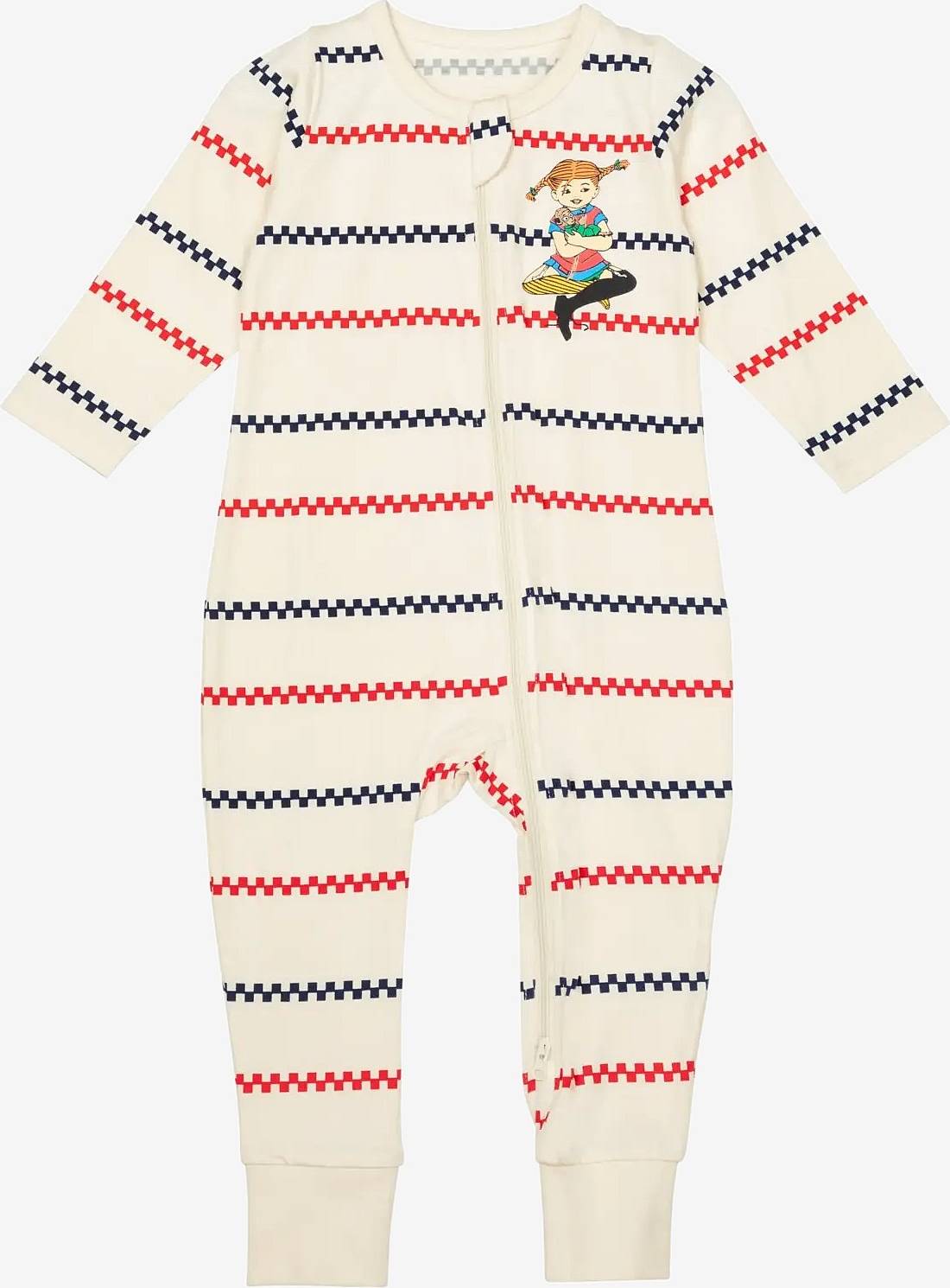 Pippi Longstocking Rutrand Pyjamas - White