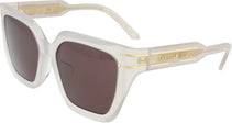 Dior Rectangular Full Rim Sunglasses - Beige