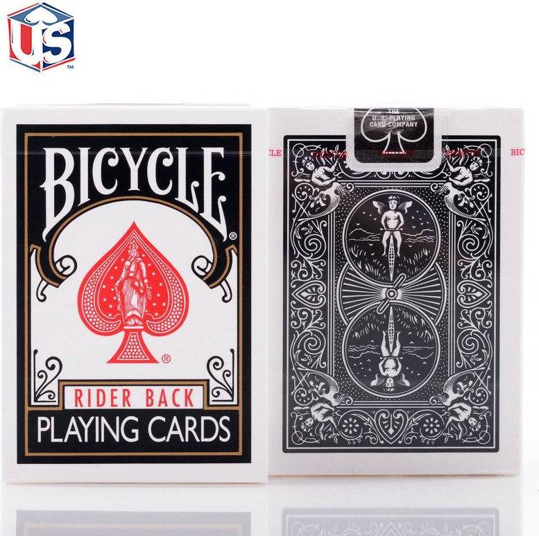 Bicycle Rider Back Index Standard Cartes à Jouer - Rouge/Noir