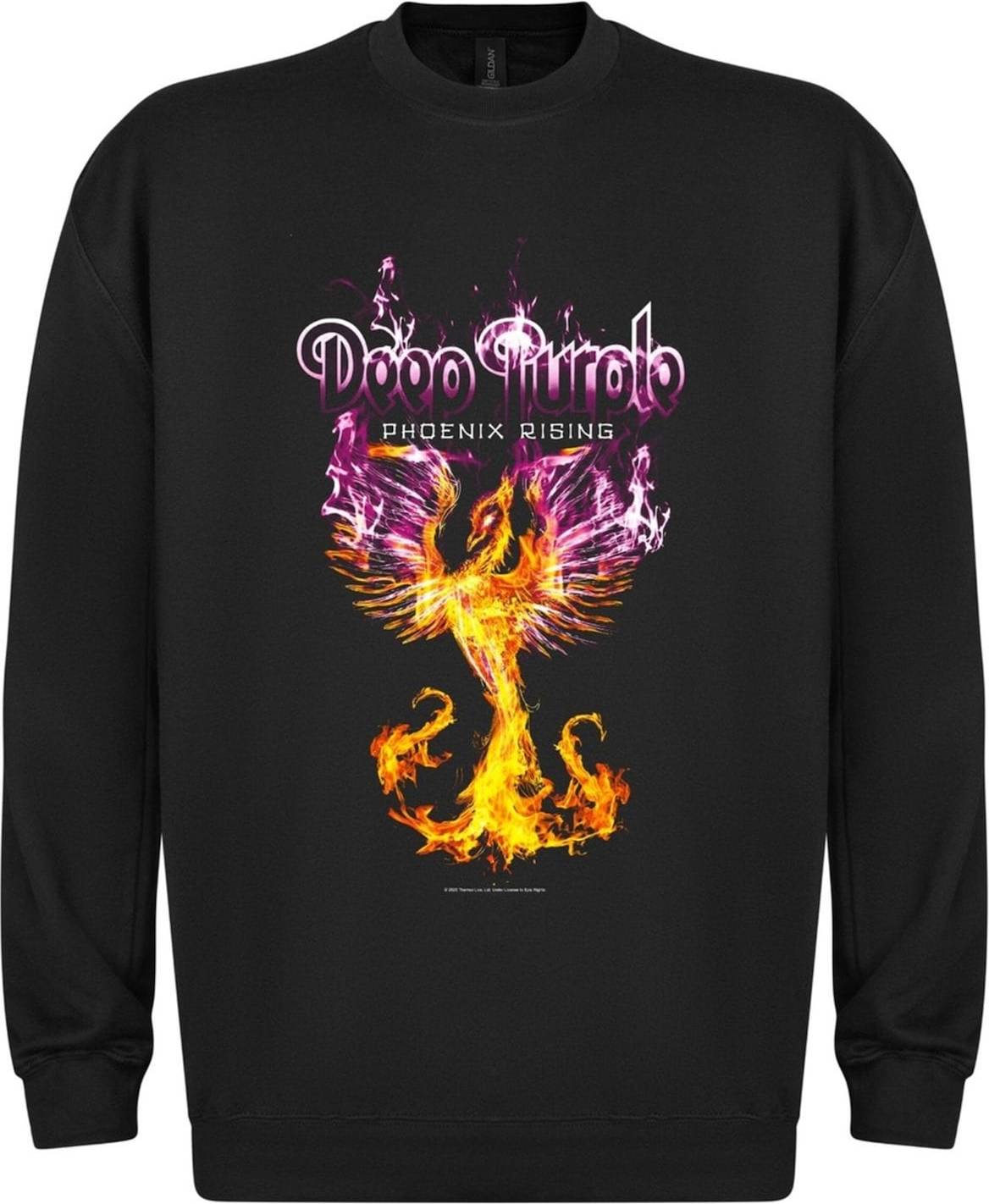 Sudadera Deep Purple Phoenix Rising - Negro