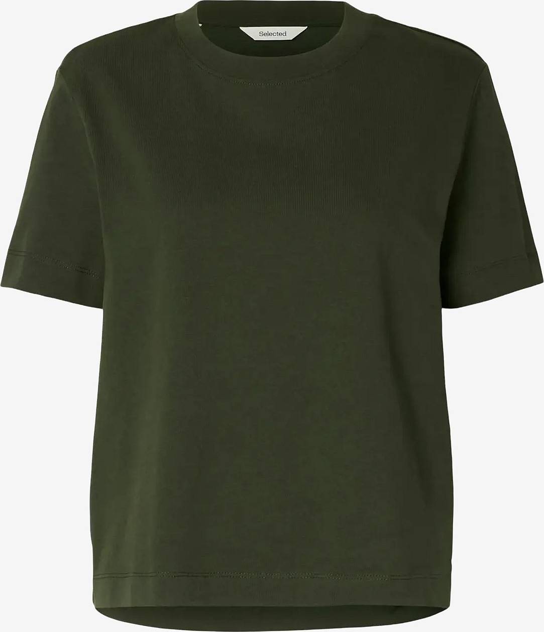 Selected Slwessential Ss Boxy Tee Noos - Deep Depths