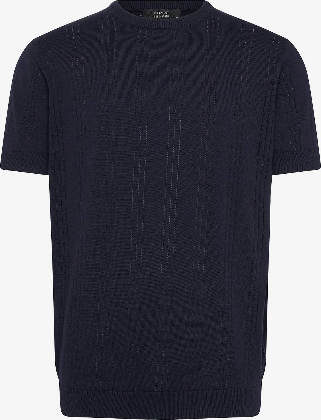 Robyn Knitted T-Shirt - Navy