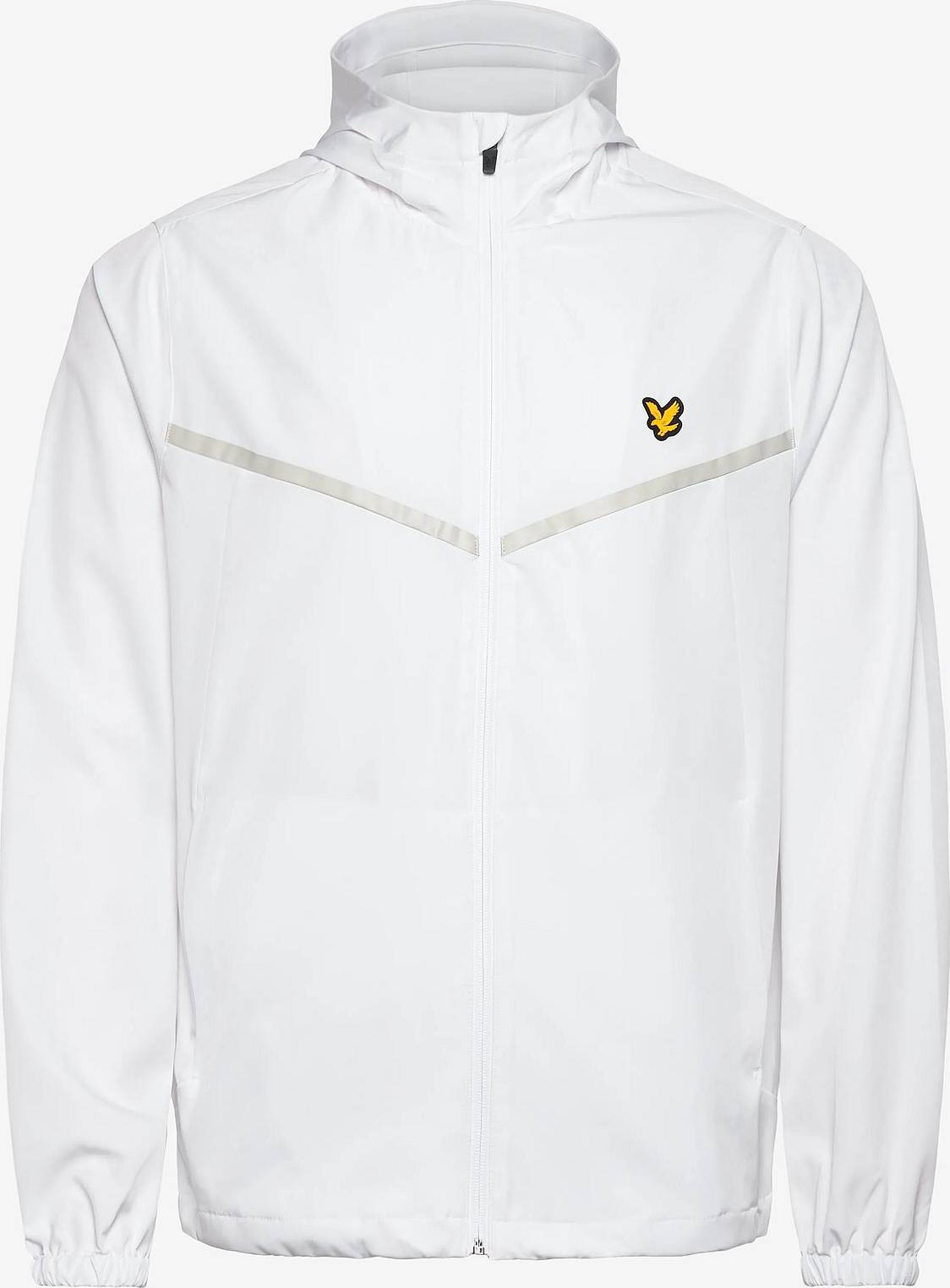 Lyle & Scott Sport Striped Track Jacket White