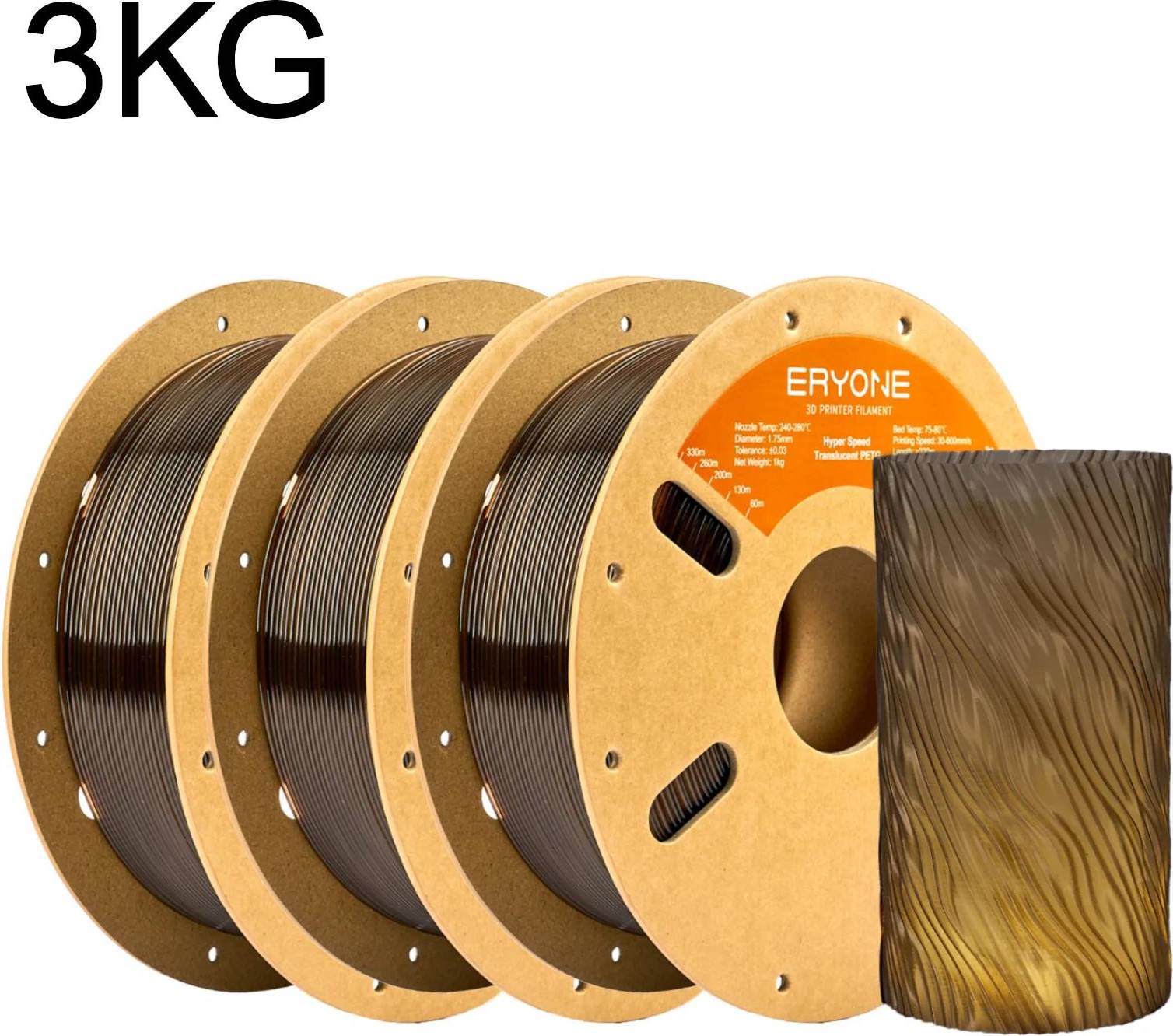 Hyper petg StarTech PETG Filament Hyper Speed Translucent 3 kg