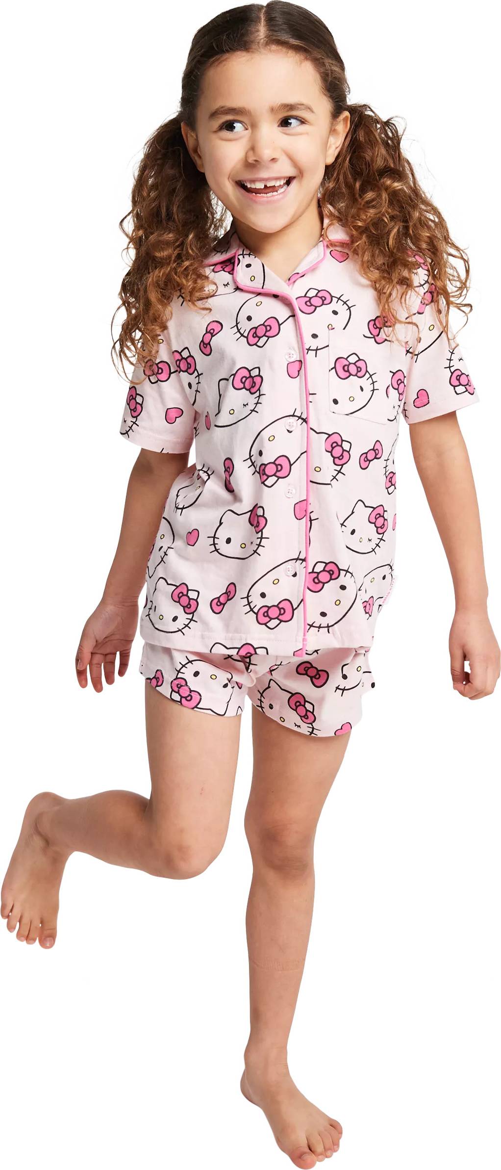 Brand Threads Hello Kitty Kort Pyjamas Set