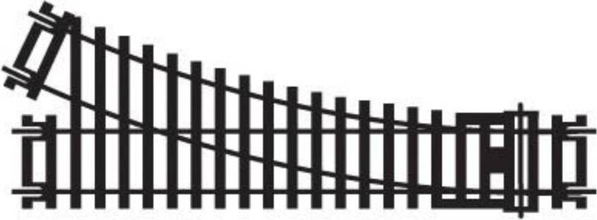Hornby R8073 OO Gauge Right Hand Point Track
