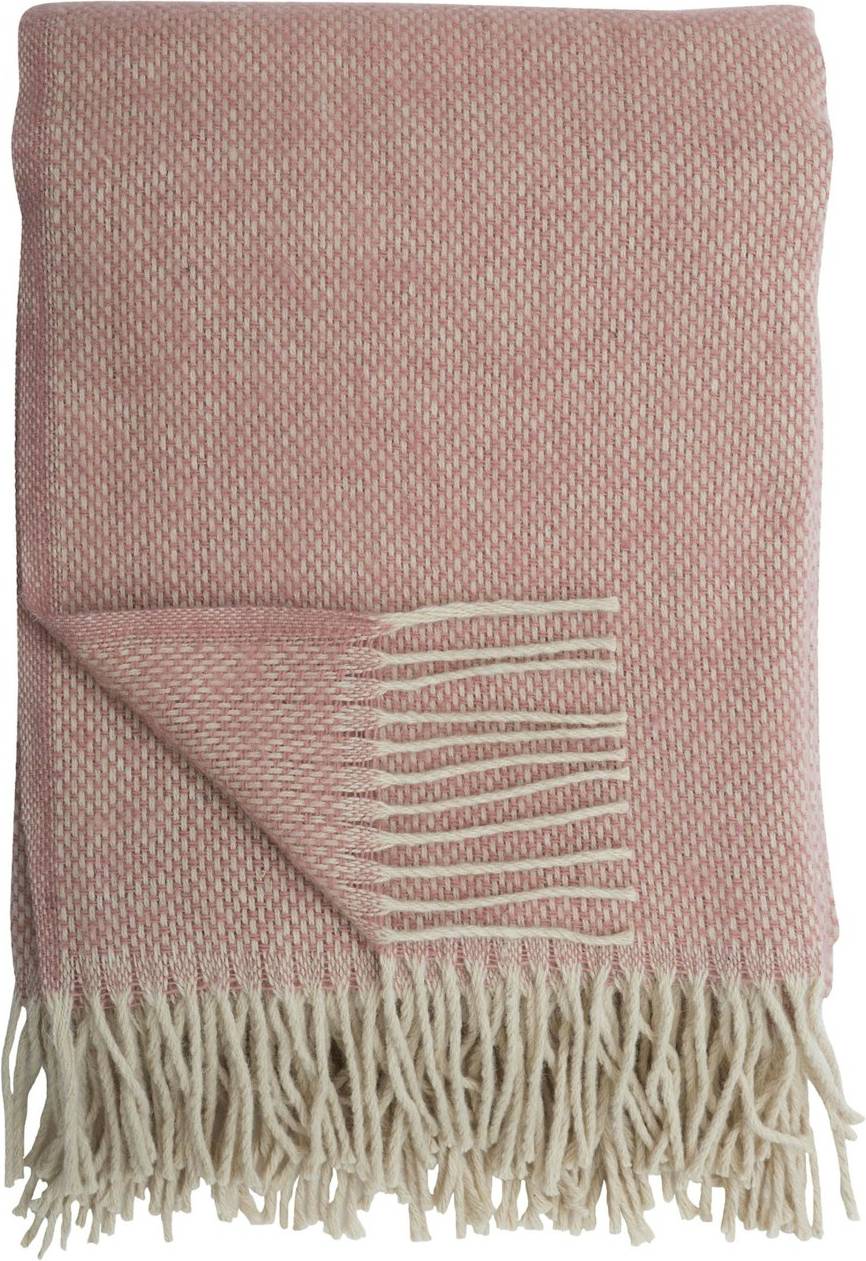 Svanefors Pläd Zelandia Rosa Filt Rosa