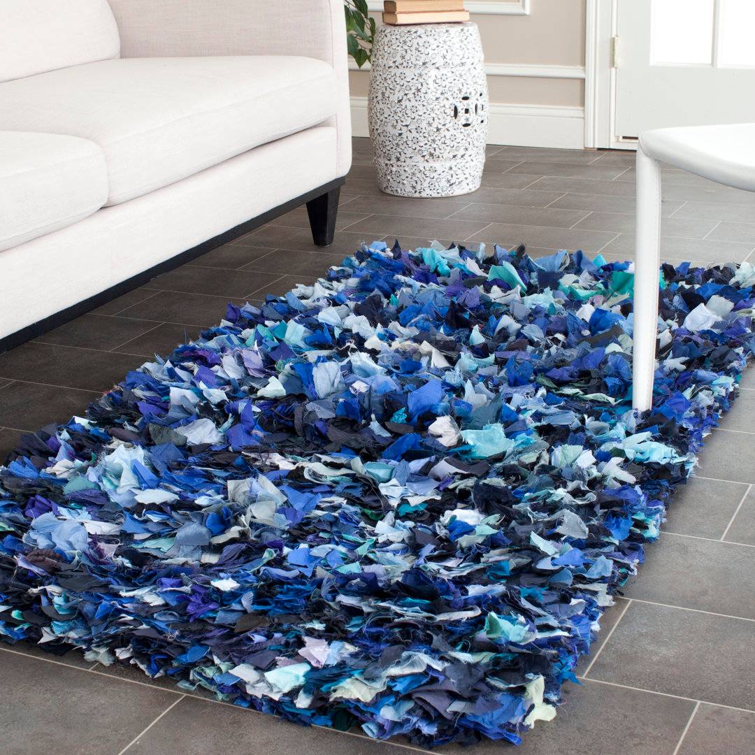 Hand Woven Area Rug Rectangle 152 x 244