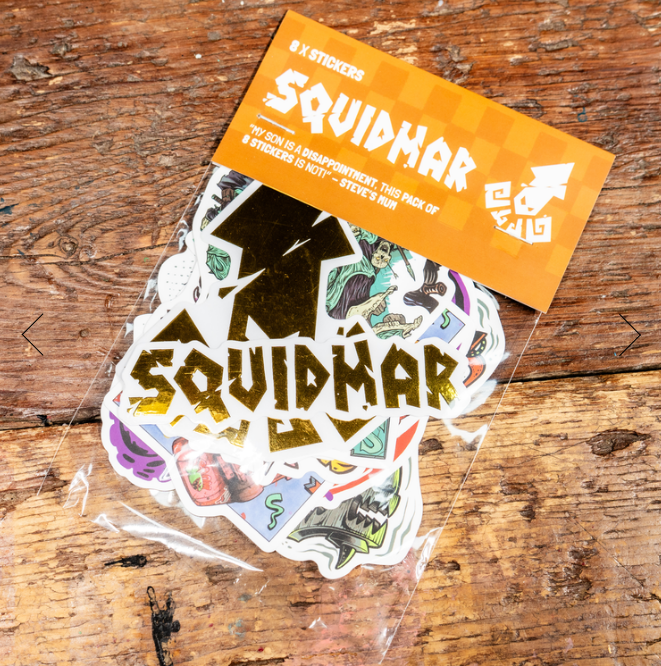 Squidmar Miniatures Sticker Set 8