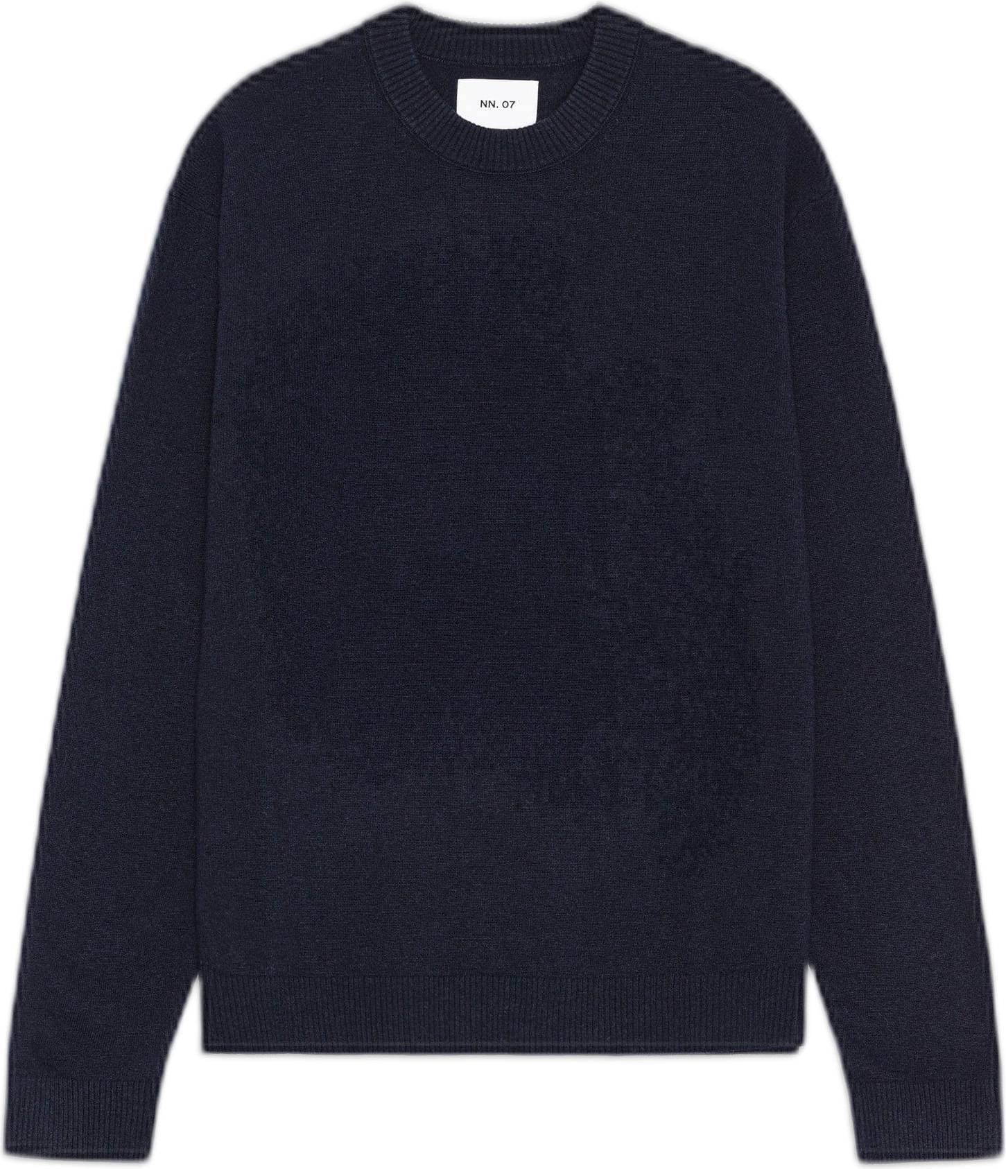 NN.07 Raz Crew Sweaters - Deep Navy