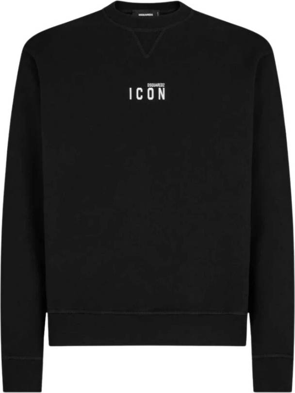 DSquared2 Mini Icon Rundhalset Sweatshirt - Sort