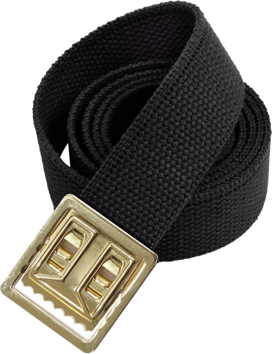Robust Army Webbing Bælte - Sort/Guld