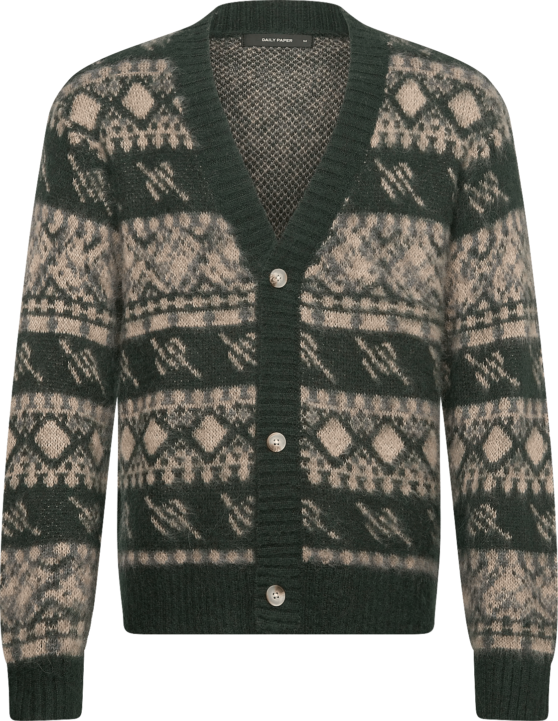 Daily Paper Pattern Check Cardigan - Multi/patterned