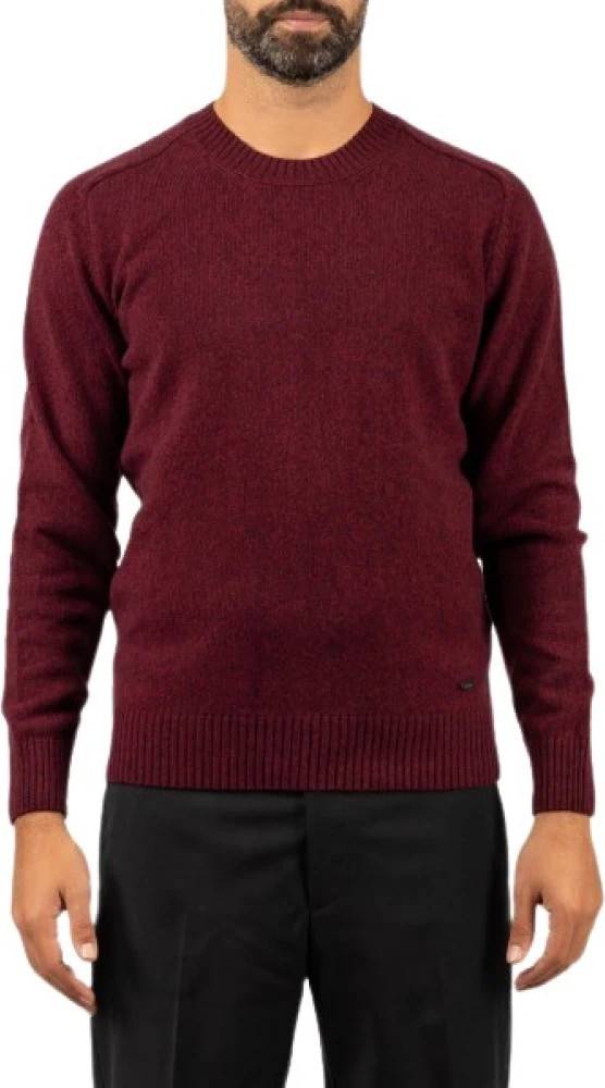 Brooksfield Maille Col Rond Pulls - Rouge