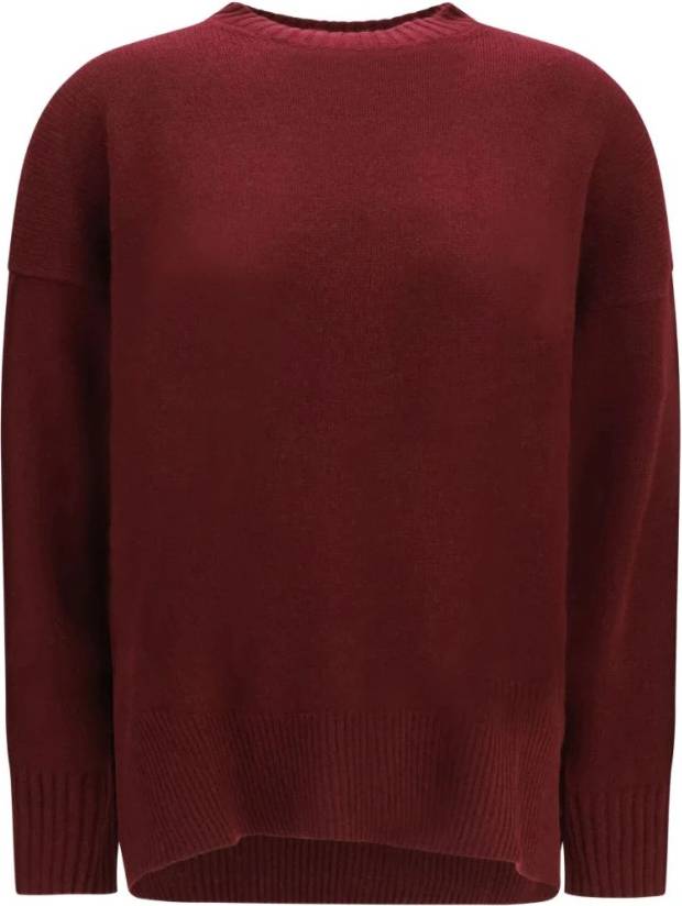 Allude Pull Col Rond En Cachemire - Rouge