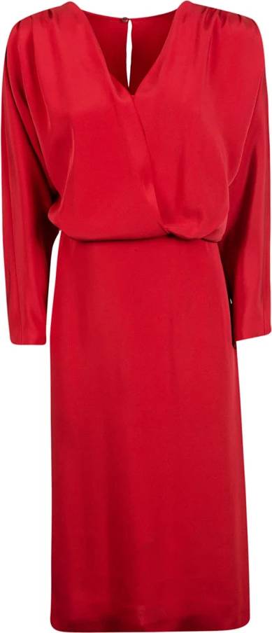 Alberta Ferretti 117C Abito Robe - Rouge