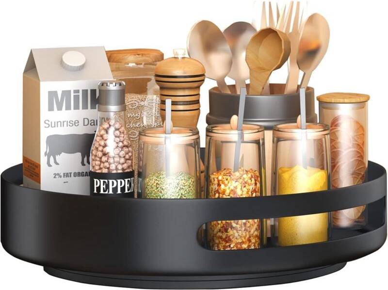 OEM Steel Metal Rotating Spice Rack
