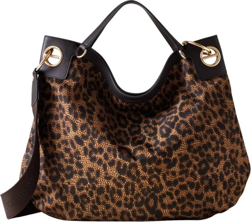 Borbonese Hobo Large Tasker - Brun