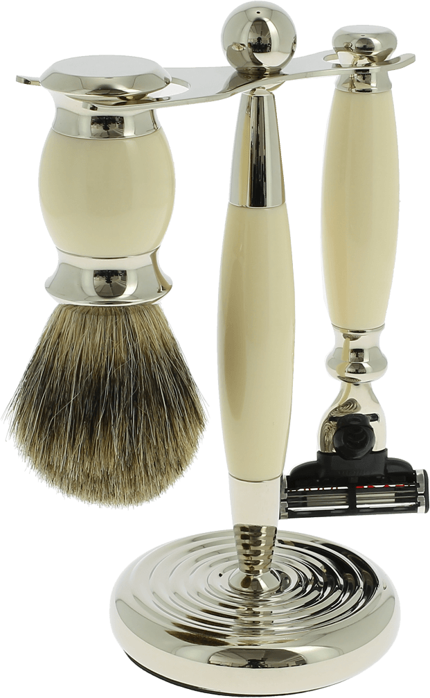 Ivory Shaving Set for Mach 3
