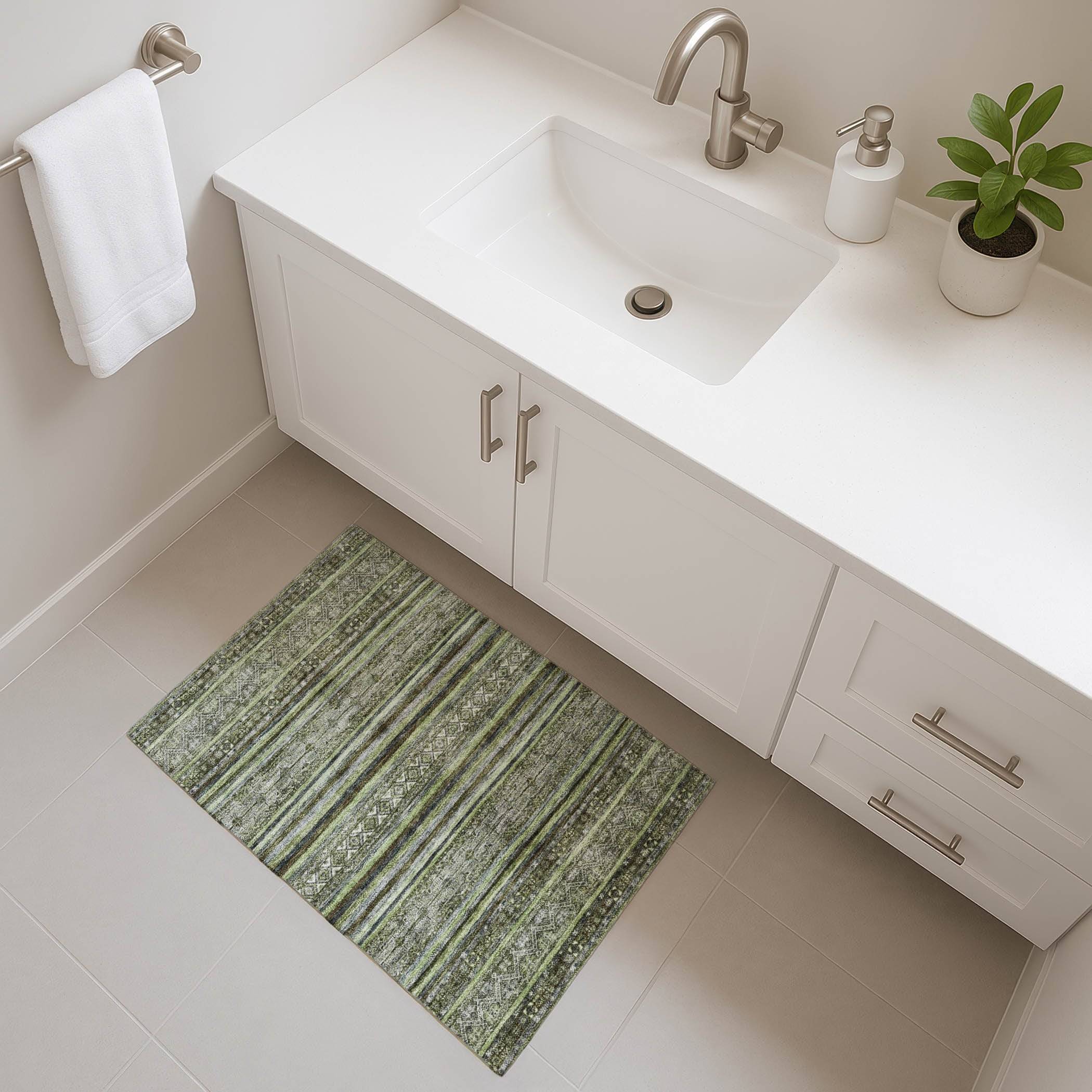 Addison Rugs Premium Washable Super Soft Boho Stripes Mayfield Rug