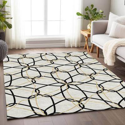 Addison Rugs Premium Washable Super Soft Modern Floral Mayfield Rug