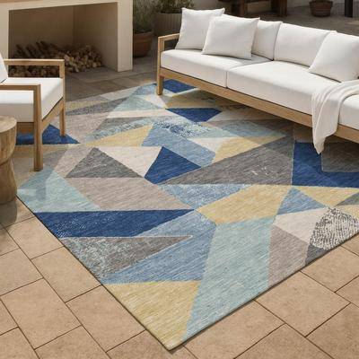 Addison Rugs Machine Washable Indoor Outdoor Modern Anson Chantille Rug
