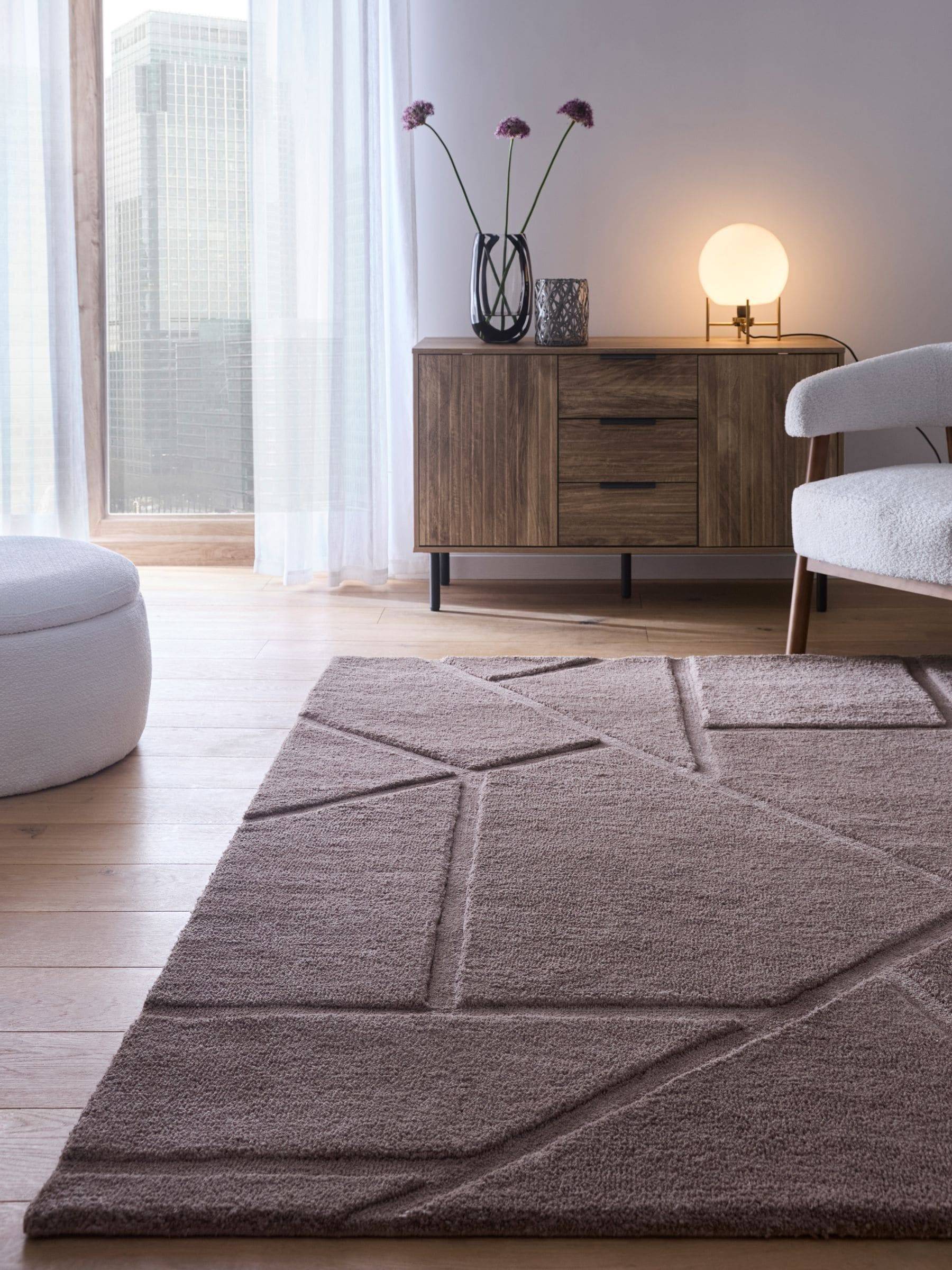 Grey Stack Rug 160x230 cm