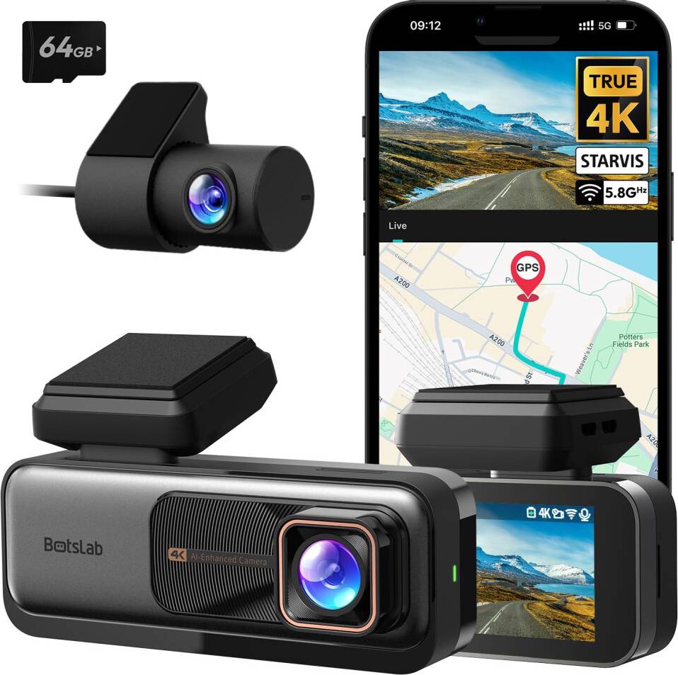 Dashcam 4k 4K Dash Cam Front and Rear Camera