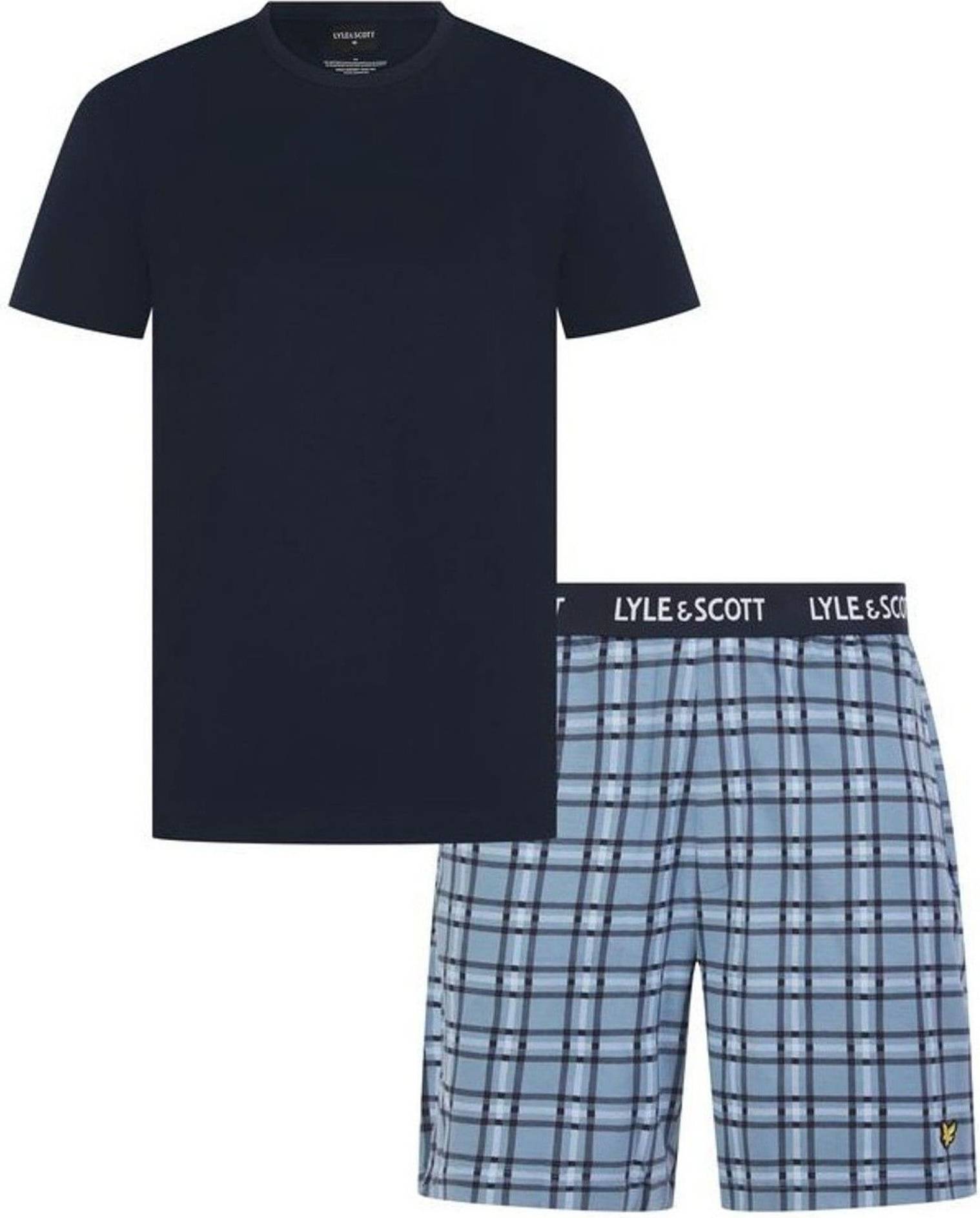 Lyle & Scott Blue Rizzo Sleepwear Set