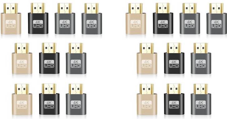 Kepptory 20Pcs Compatible Virtual Display Adapter