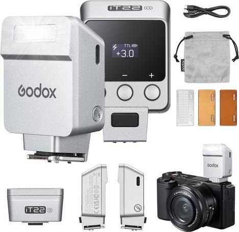 Viewsonic Godox iT22 Mini Camera Flash with Diffuser