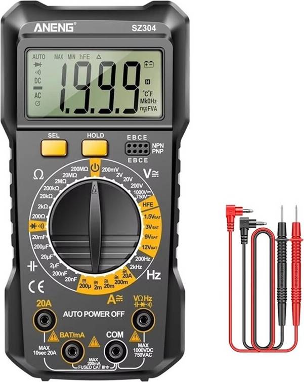 Zandona ANENG SZ304 Multifunktions Digitalmultimeter True RMS