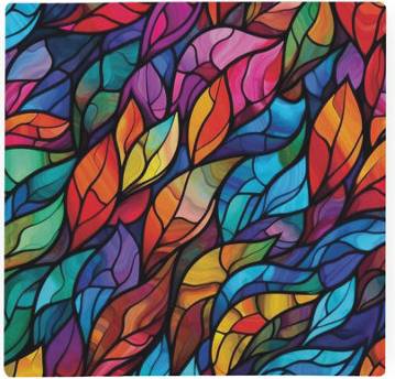 Purely Home Stained Glass Pattern Large Square Worktop Protector Chopping Board