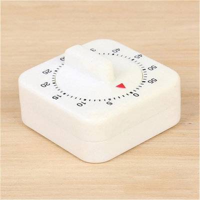 B&Q Mechanical Kitchen Timer 60 Minute Countdown Alarm Kitchen Timer