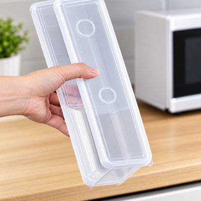B&Q Noodle Storage Container With Cover One Size Kitchen Storage