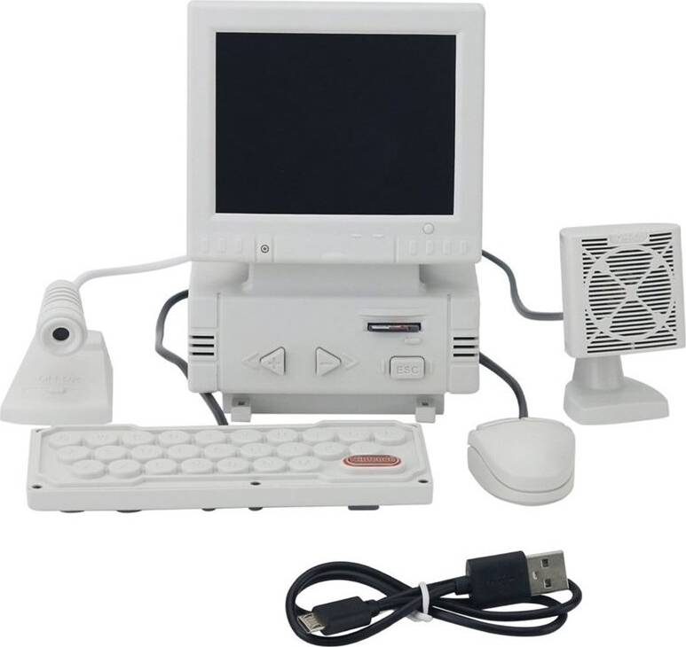 Zandona Retro Computer Design Game Console 3.5-inch LCD Screen