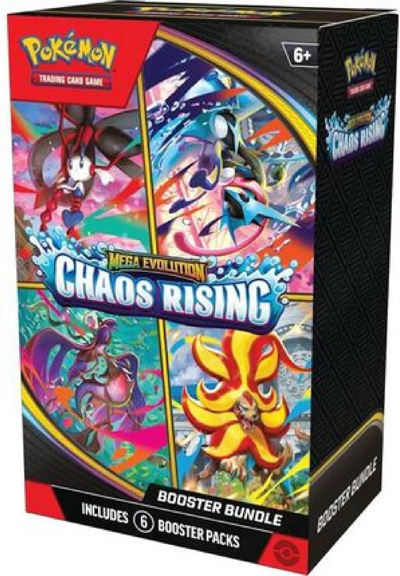 Pokémon packs Pokémon Mega Evolution Chaos Rising Booster Bundle 6 Packs