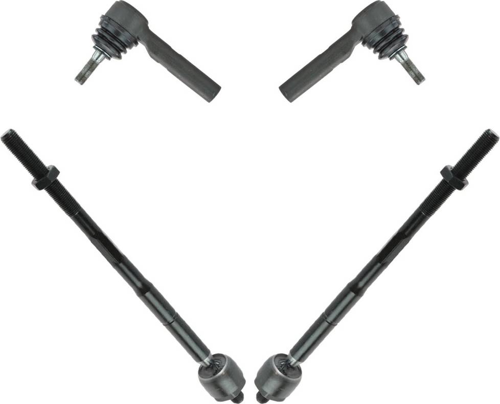 TRQ Front Inner Outer Tie Rod Set