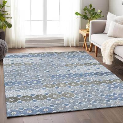Addison Rugs Indoor Outdoor Floral Mosaic Chantille Rug