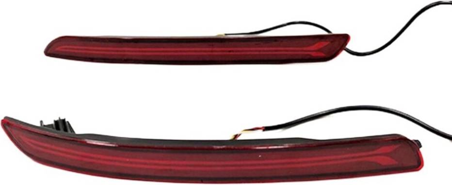 Kepptory 12V LED Rear Bumper Reflector Lights
