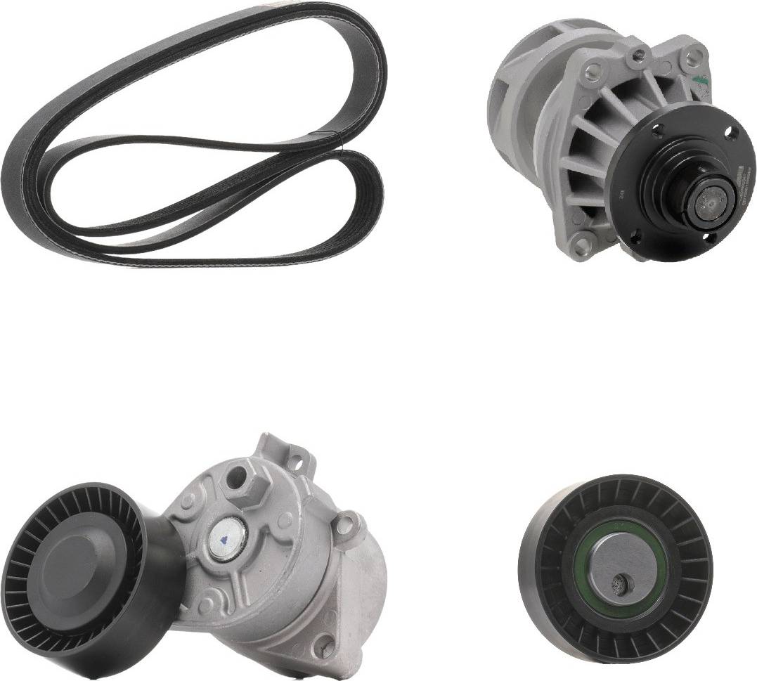 Ridex Plus Water Pump V-Ribbed Belt Kit