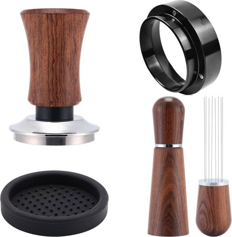Spring Loaded Calibrated Espresso Tamper Coffee Kit
