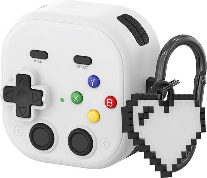 Game Controller Keychain - White