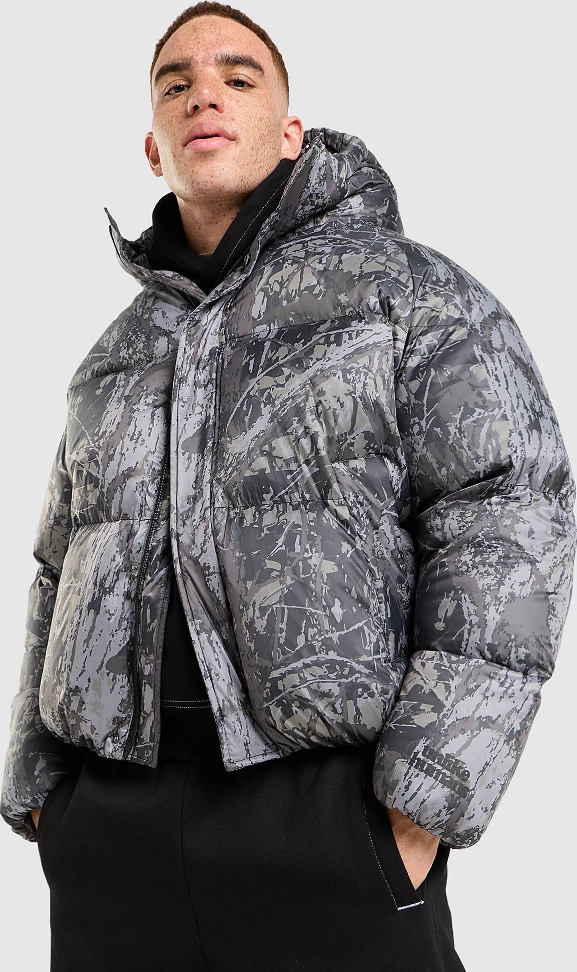 Unlike Humans Keyler Padded Jacket - Grå