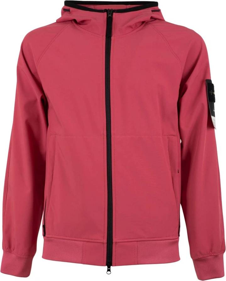Stone Island Soft Shell-R Hooded Jacket - Roze