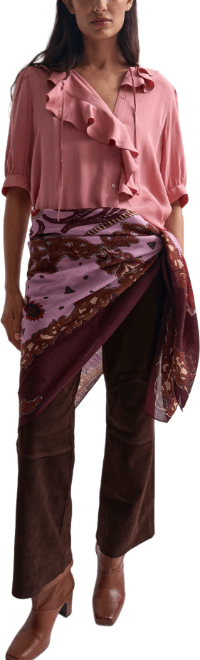 Rodebjer Xilla Solid Blusar Dam - Rosa