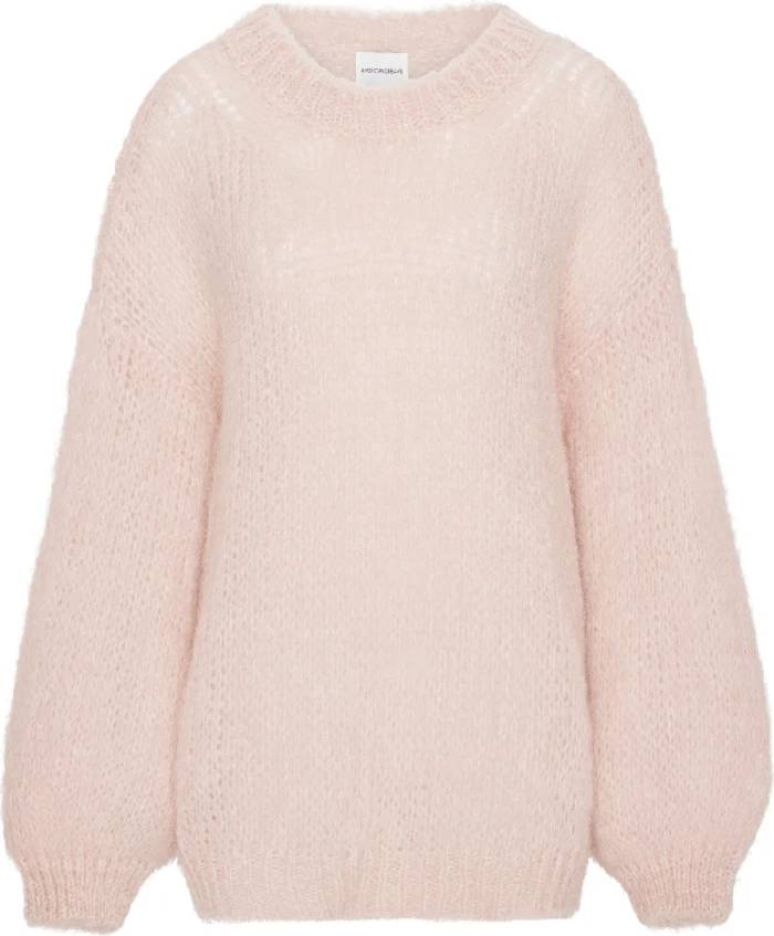 Americandreams Pepper Rundhals Pullover - Rosa